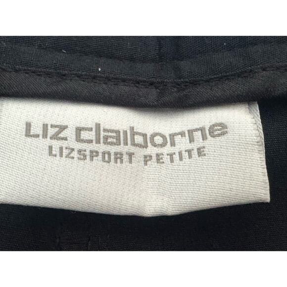 Liz Claiborne Women’s Lizsport Pants Size 12P Navy Blue Pants NWT - Picture 7 of 16